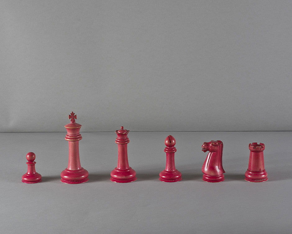 A Chinese Staunton Ivory Chess Set and Board - Luke Honey | Antiques, Chess, Backgammon & Games