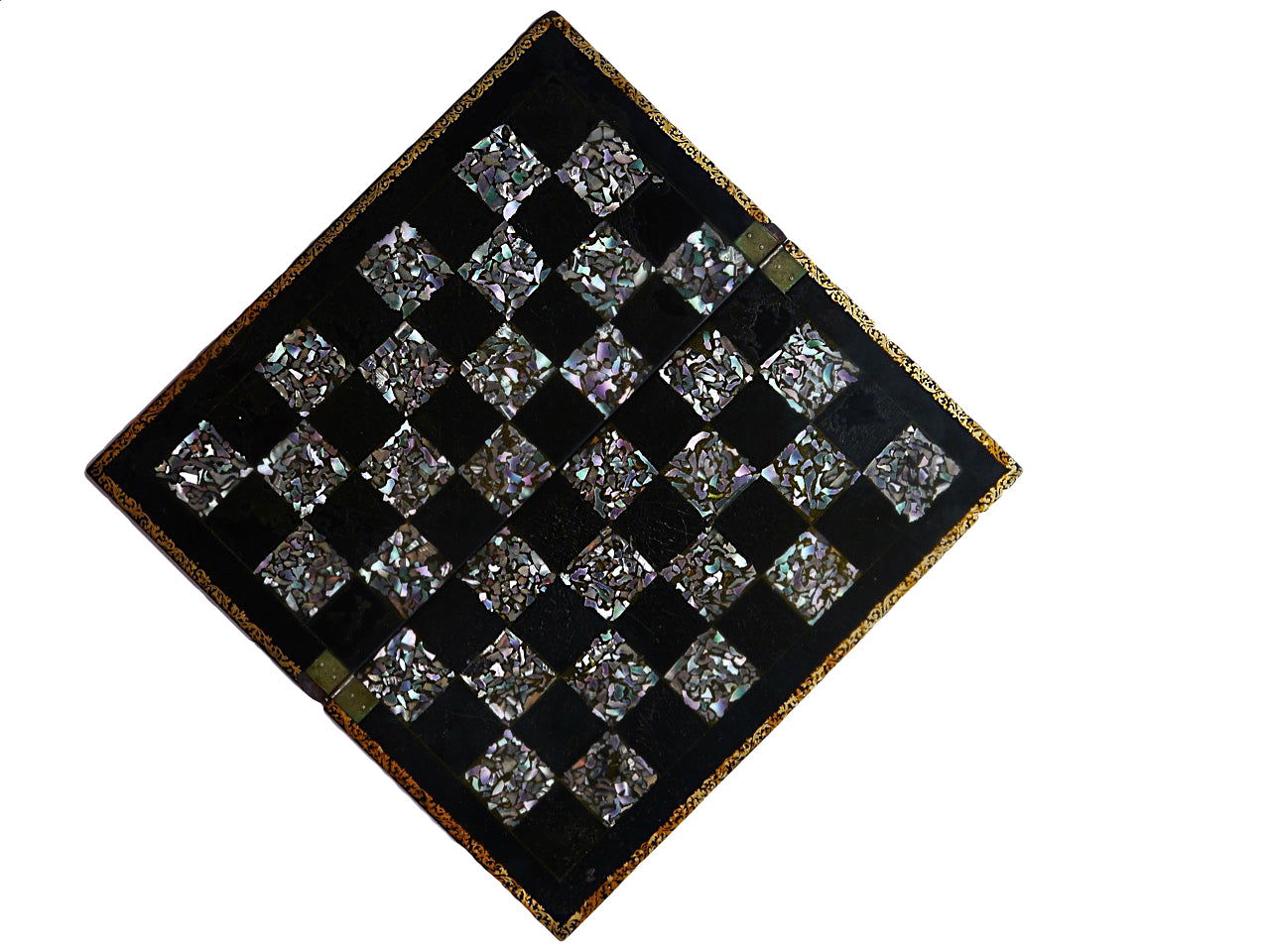 Antique Mother of Pearl Inlaid Chess Board - Luke Honey | Antiques, Chess, Backgammon & Games