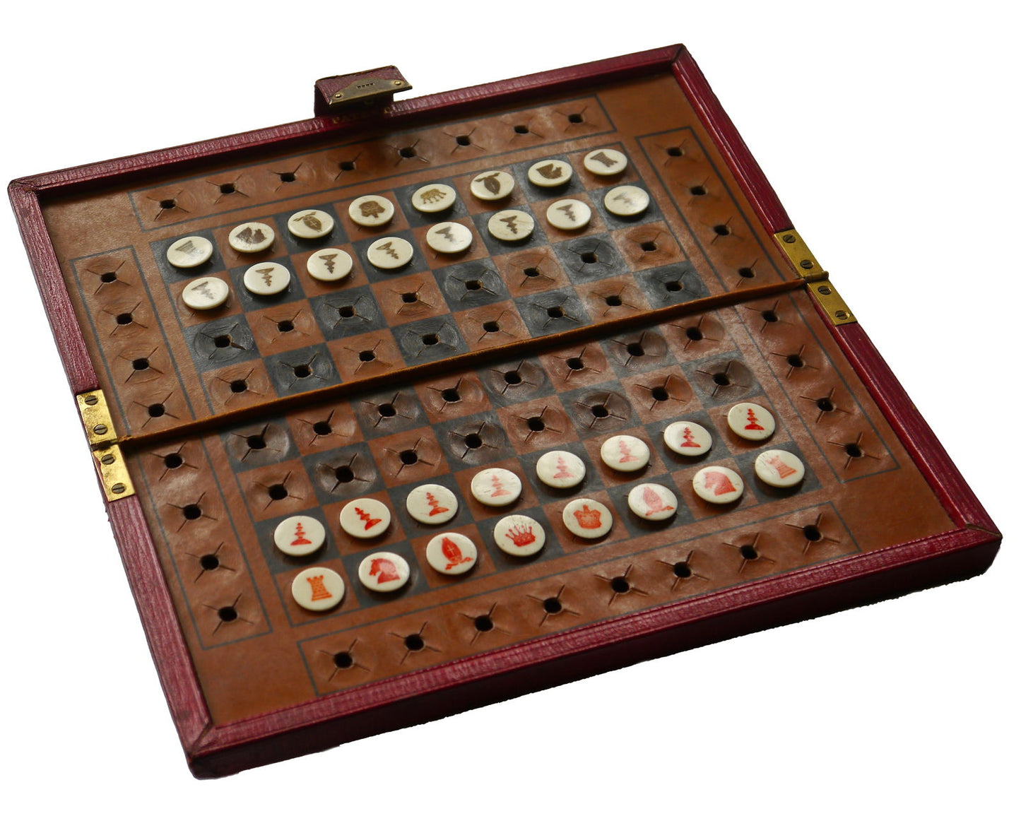 Edwardian Patent Travelling Chess Set, Rare - Luke Honey | Antiques, Chess, Backgammon & Games