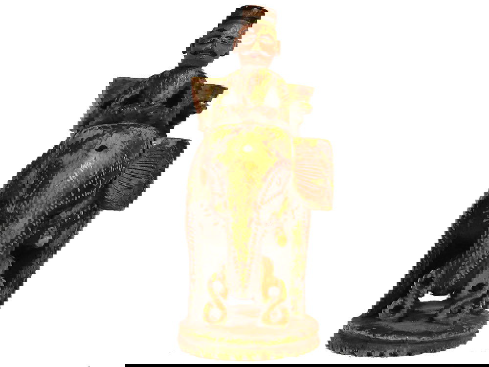 Elephant Chess Rook, Rajasthan, circa 1840 - Luke Honey | Antiques, Chess, Backgammon & Games