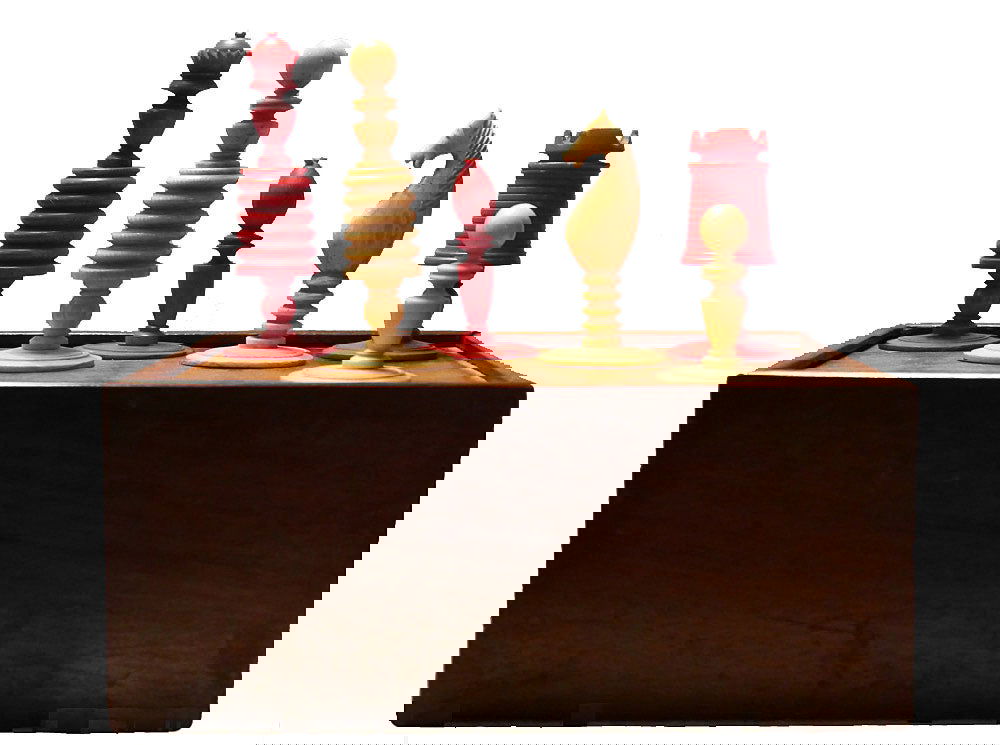 English “Washington” Chess Set, 18th Century - Luke Honey | Antiques, Chess, Backgammon & Games