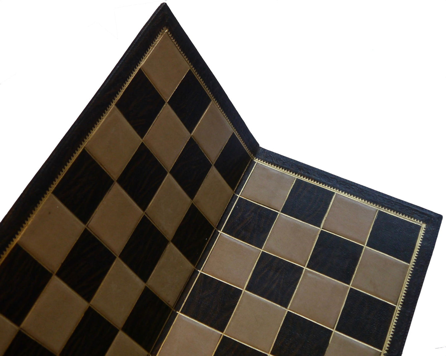 Fine Leather Folding Chess Board, circa 1910 - Luke Honey | Antiques, Chess, Backgammon & Games