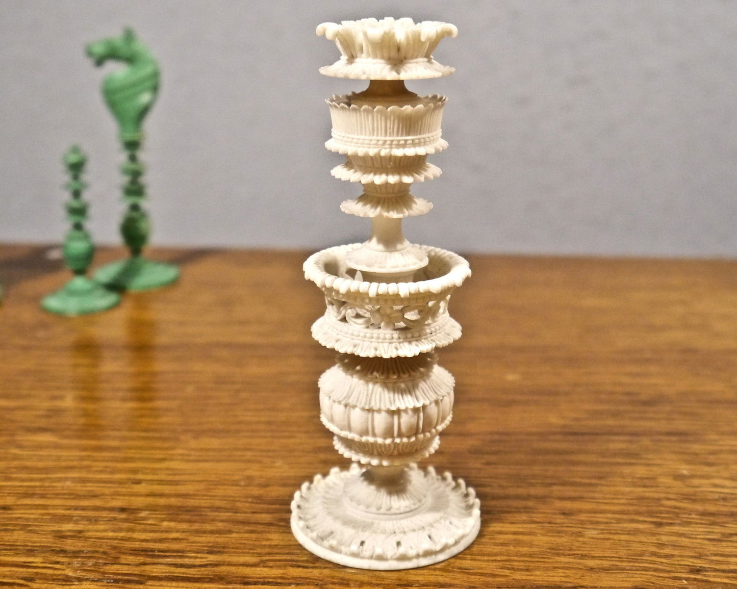 Indian Chess Set, Vizagapatam, 19th century - Luke Honey | Antiques, Chess, Backgammon & Games