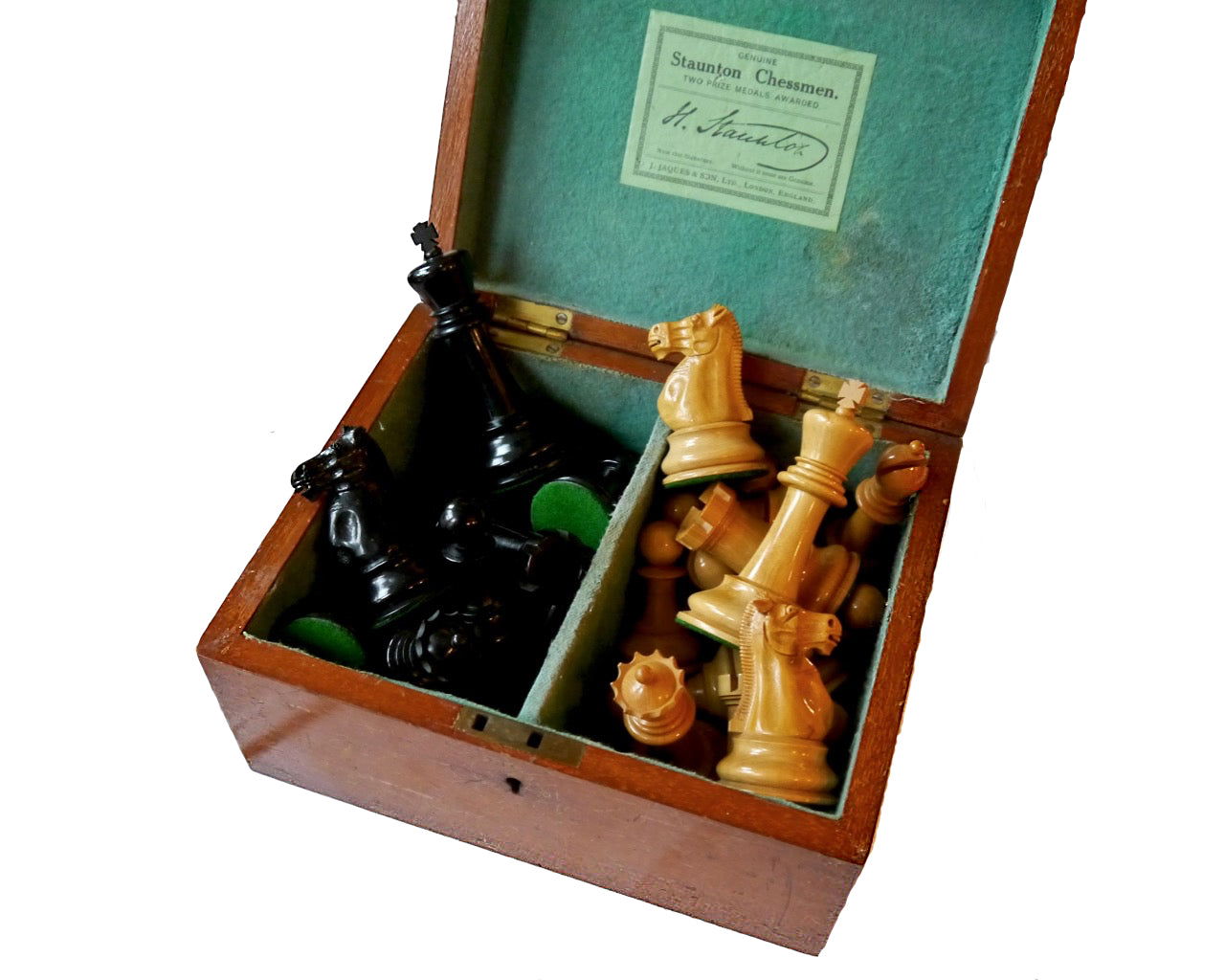 Jaques Staunton Chess Set, 1920s-30s - Luke Honey | Antiques, Chess, Backgammon & Games