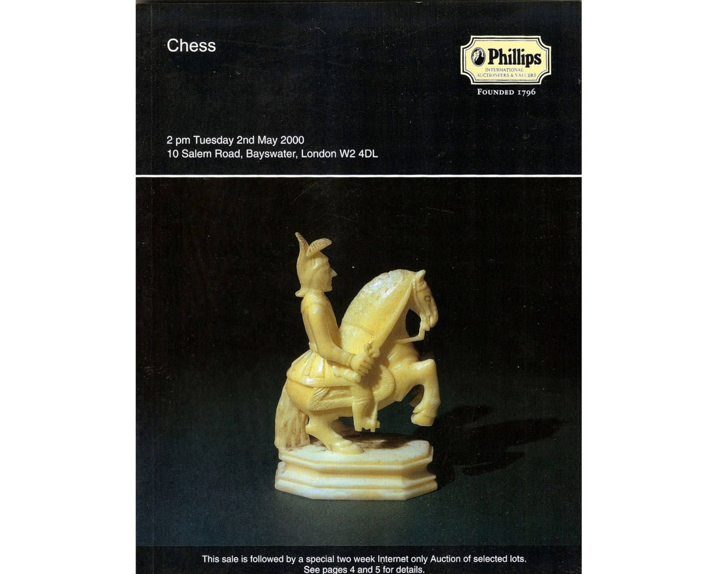 Phillips Chess Auction Catalogue, 2000 - Luke Honey | Antiques, Chess, Backgammon & Games