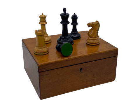 Jaques Staunton Antique Chess Set
