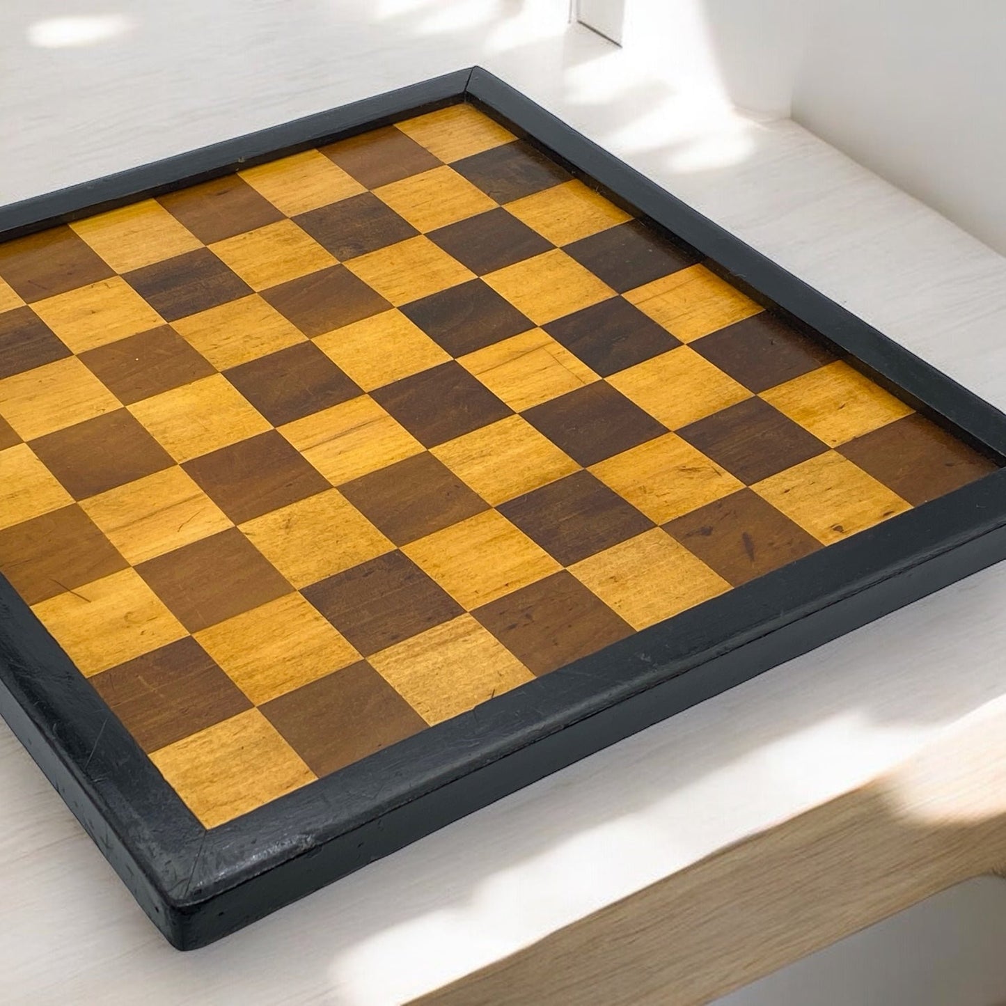 Antique English Chess Board