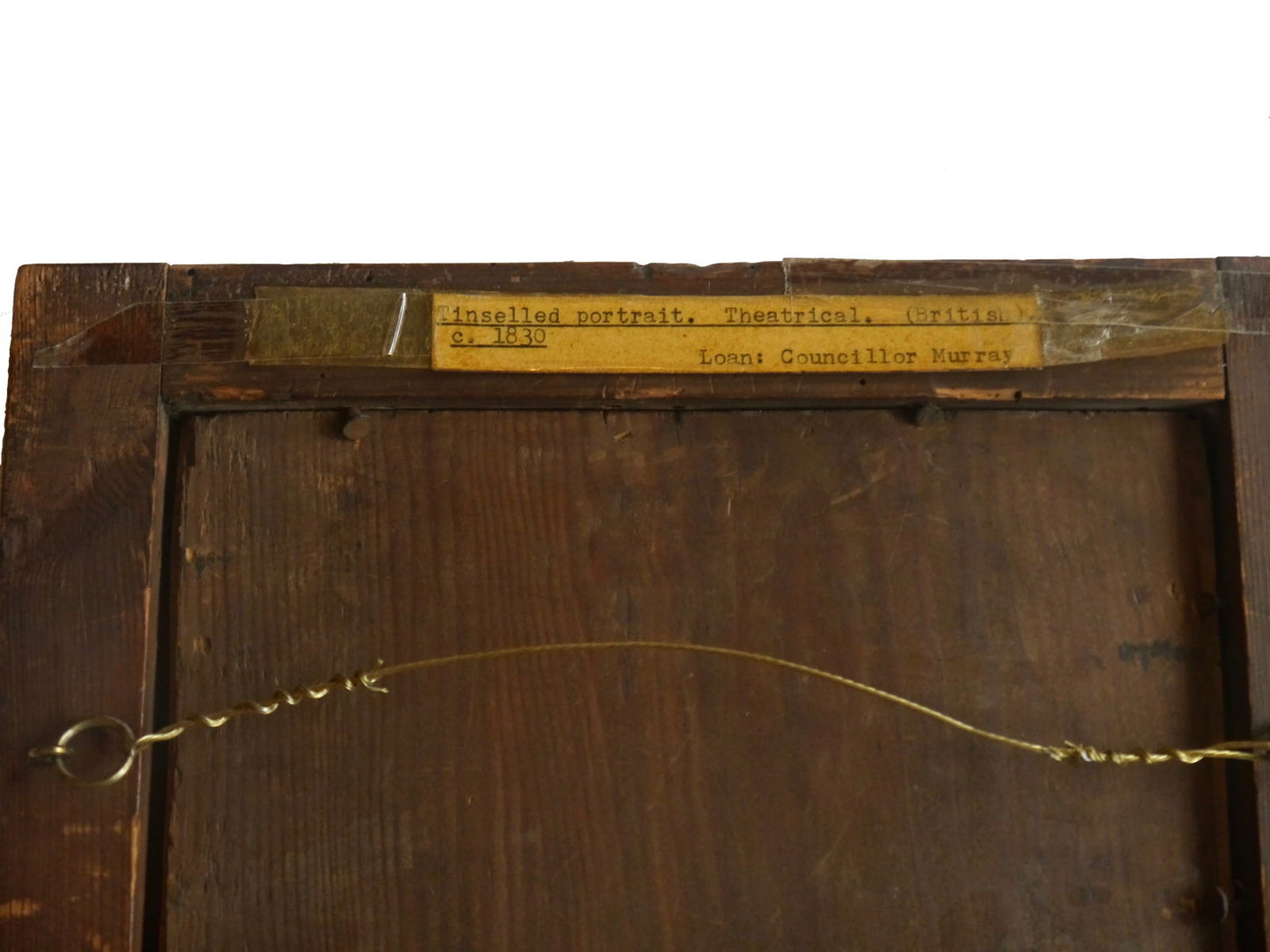 Theatrical Tinsel Picture, circa 1835 - Luke Honey | Antiques, Chess, Backgammon & Games