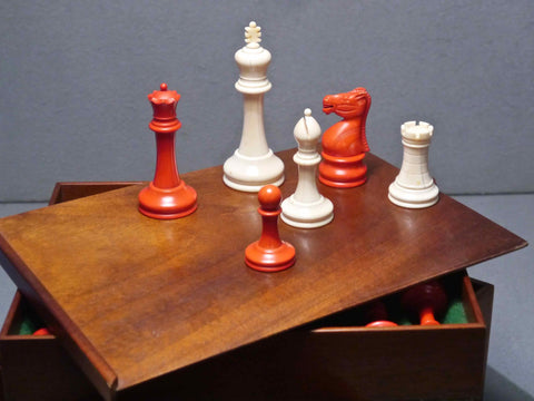 Staunton Ivory Chess Set, circa 1930