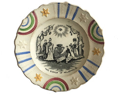 Commemorative Nursery Plate, circa 1840