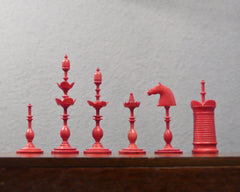 Danish bone chess set, circa 1790
