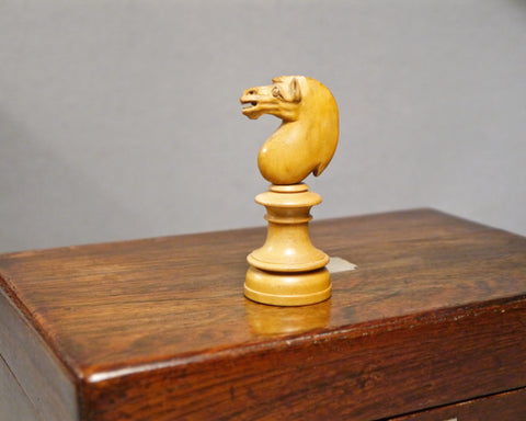 Large Antique “Edinburgh Upright” Chess Set