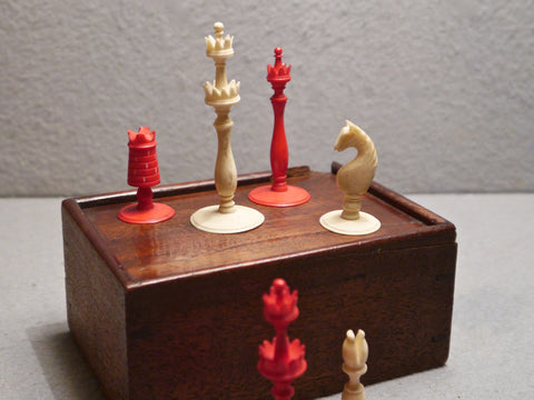 English Ivory Chess Set, circa 1790