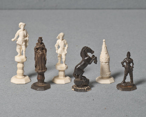 An Erbach Ivory Chess Set, circa 1925