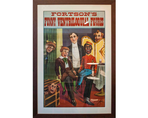 Fortson’s Funny Ventriloquial Figures Poster