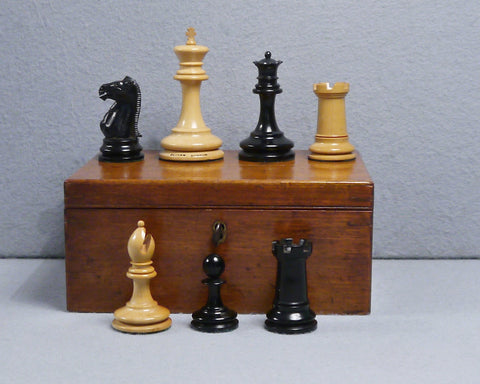 Jaques Staunton Weighted Chess Set, circa 1885
