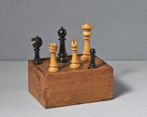 Edinburgh Upright Chess Set, circa 1860