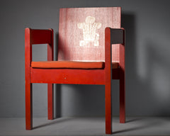 A Prince of Wales Investiture Chair, 1969