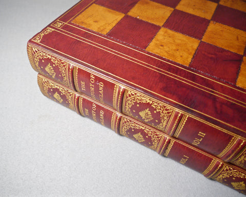 Library Chess & Backgammon Board, circa 1950