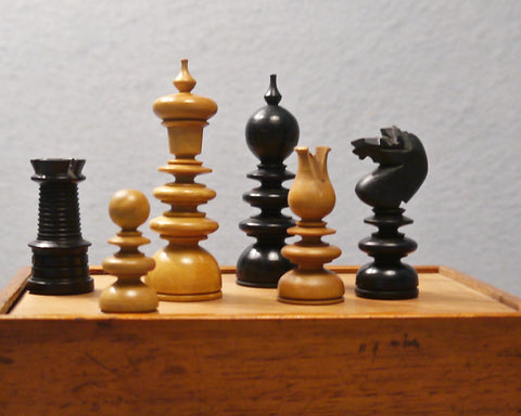 “Old English Pattern” Chess Set, 19th century