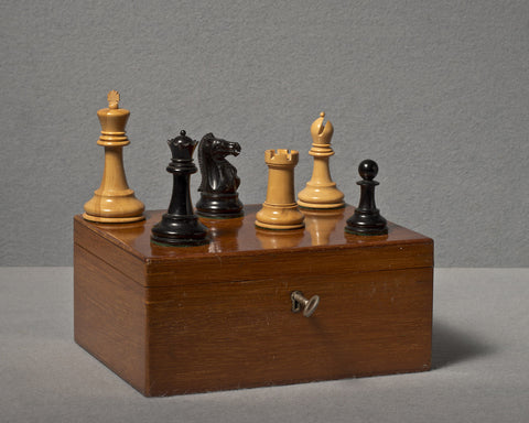 Jaques Staunton Chess Set, circa 1900-1910