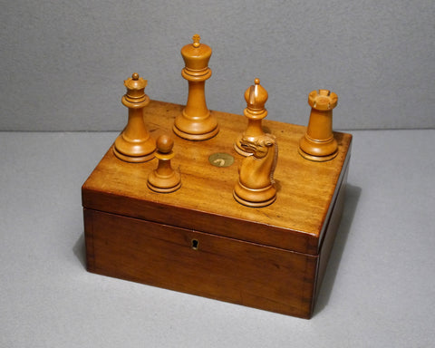 Jaques “Yellow Label” Chess Set, 1856-9