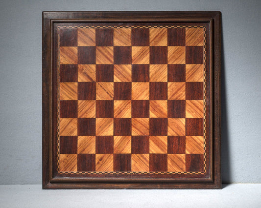 A Satin-Birch Chess Board, circa 1930 - Luke Honey | Antiques, Chess, Backgammon & Games