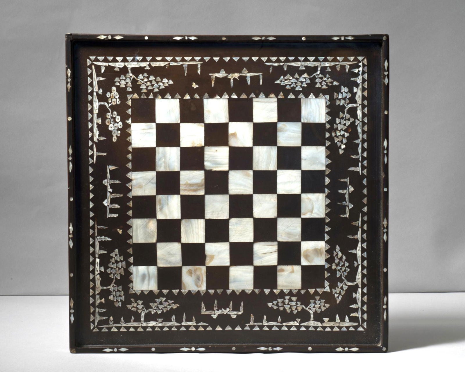 An Indo-Chinese Chess Board, circa 1900 - Luke Honey | Antiques, Chess, Backgammon & Games