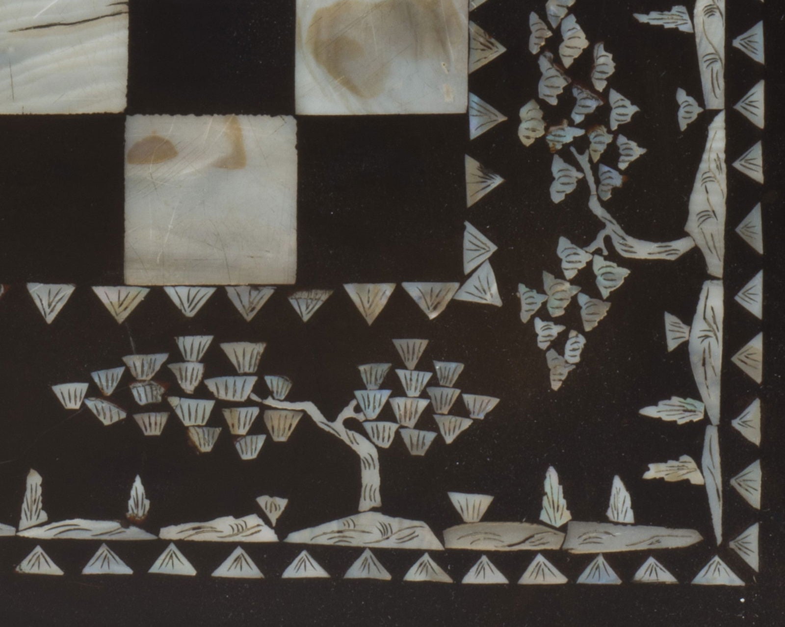 An Indo-Chinese Chess Board, circa 1900 - Luke Honey | Antiques, Chess, Backgammon & Games