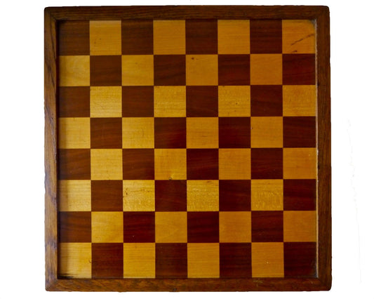 Antique Mahogany & Satinwood Chess Board - Luke Honey | Antiques, Chess, Backgammon & Games