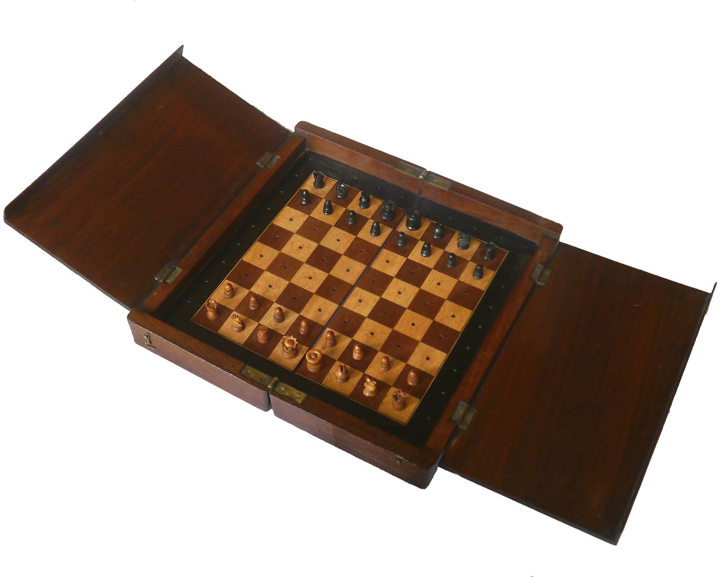 British Chess Company Travelling Chess Set - Luke Honey | Antiques, Chess, Backgammon & Games