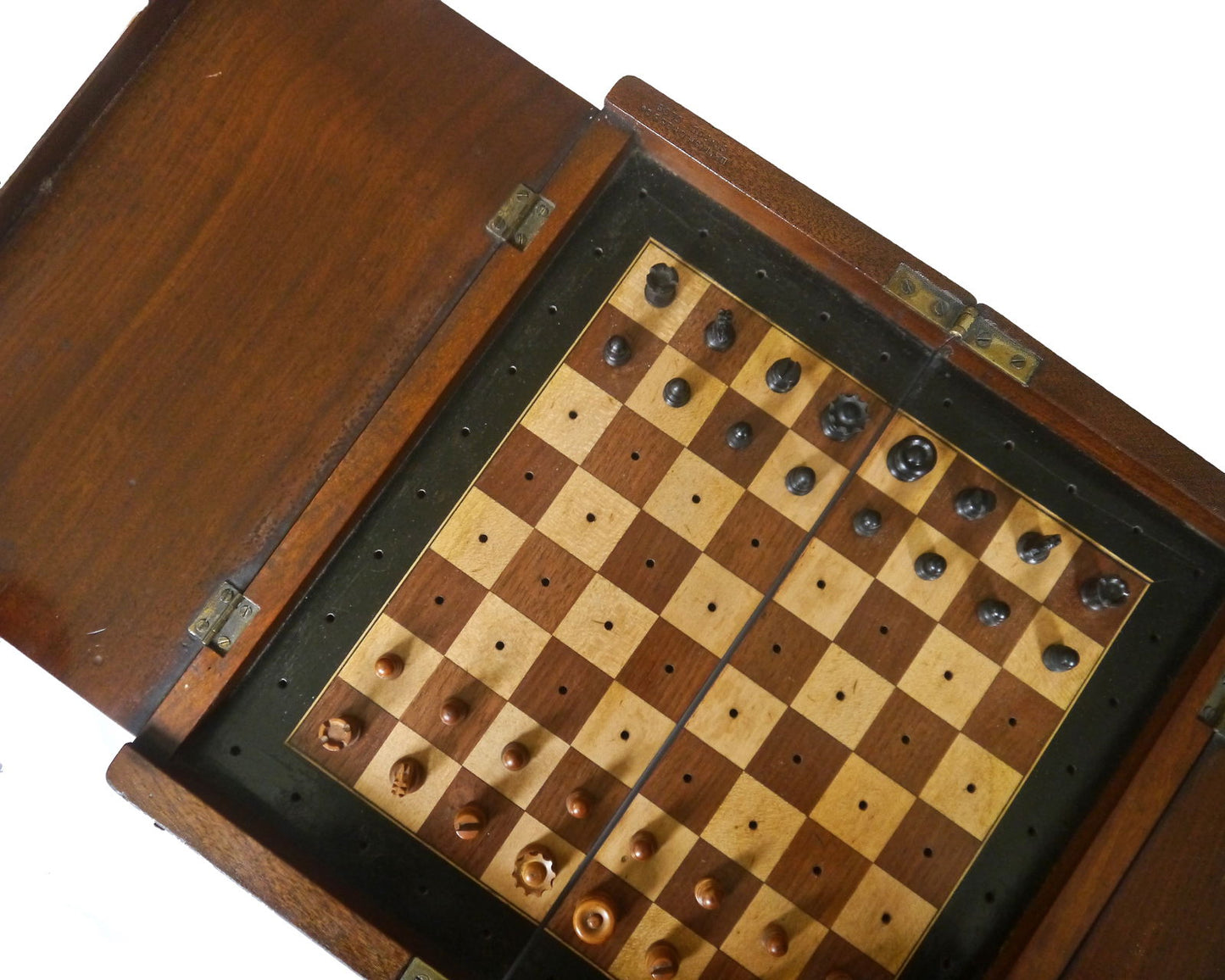 British Chess Company Travelling Chess Set - Luke Honey | Antiques, Chess, Backgammon & Games