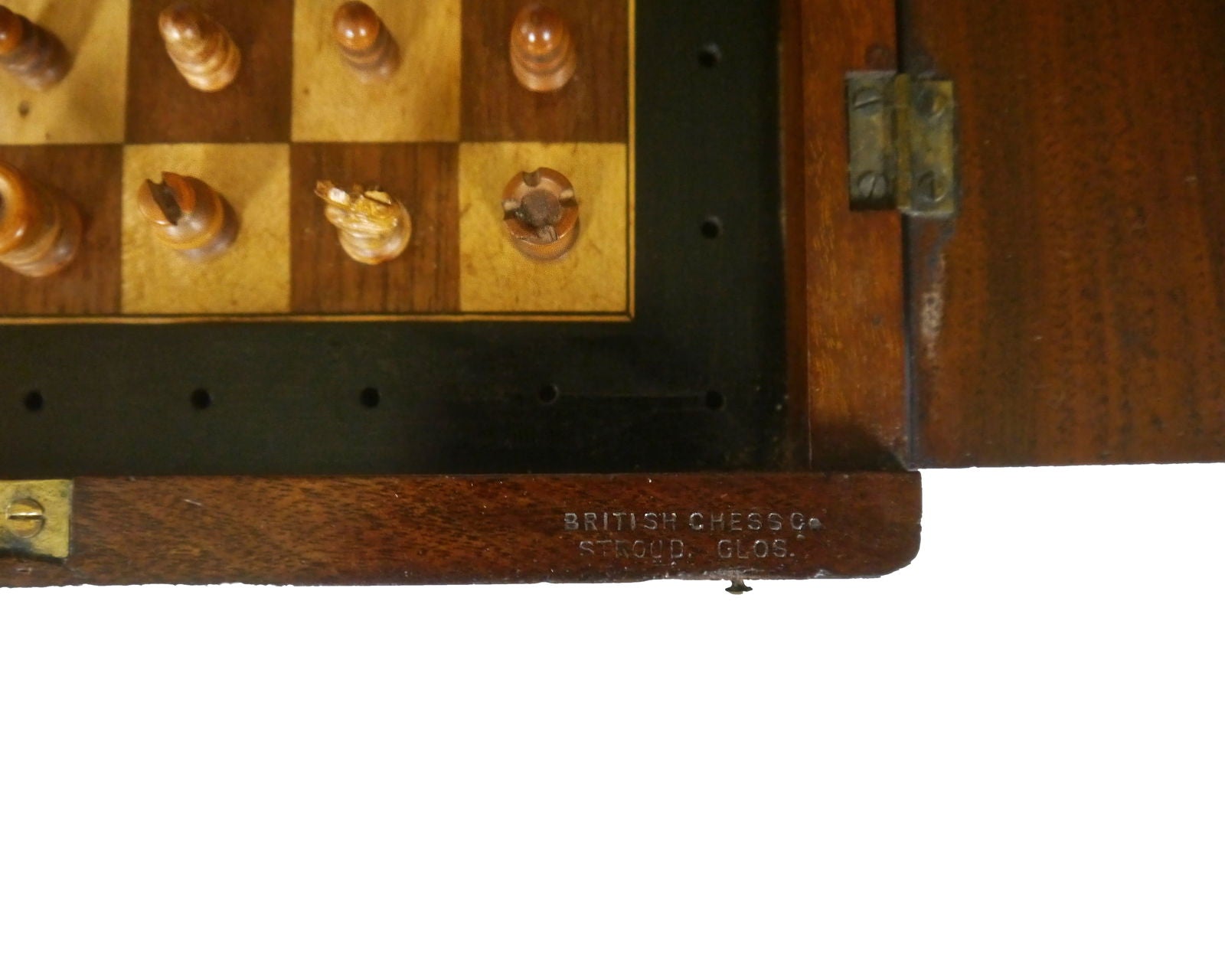 British Chess Company Travelling Chess Set - Luke Honey | Antiques, Chess, Backgammon & Games