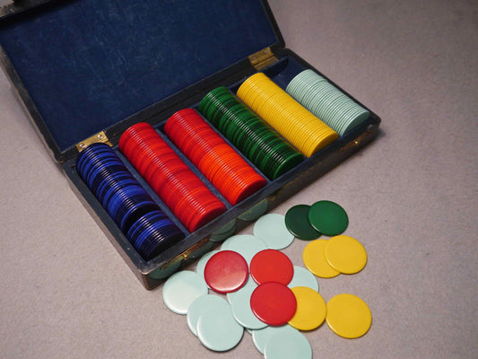 Chinoiserie Gambling Chips, 1920’s - Luke Honey | Antiques, Chess, Backgammon & Games