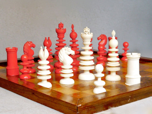 Dorothy Calvert Chess Set, circa 1820-30 - Luke Honey | Antiques, Chess, Backgammon & Games