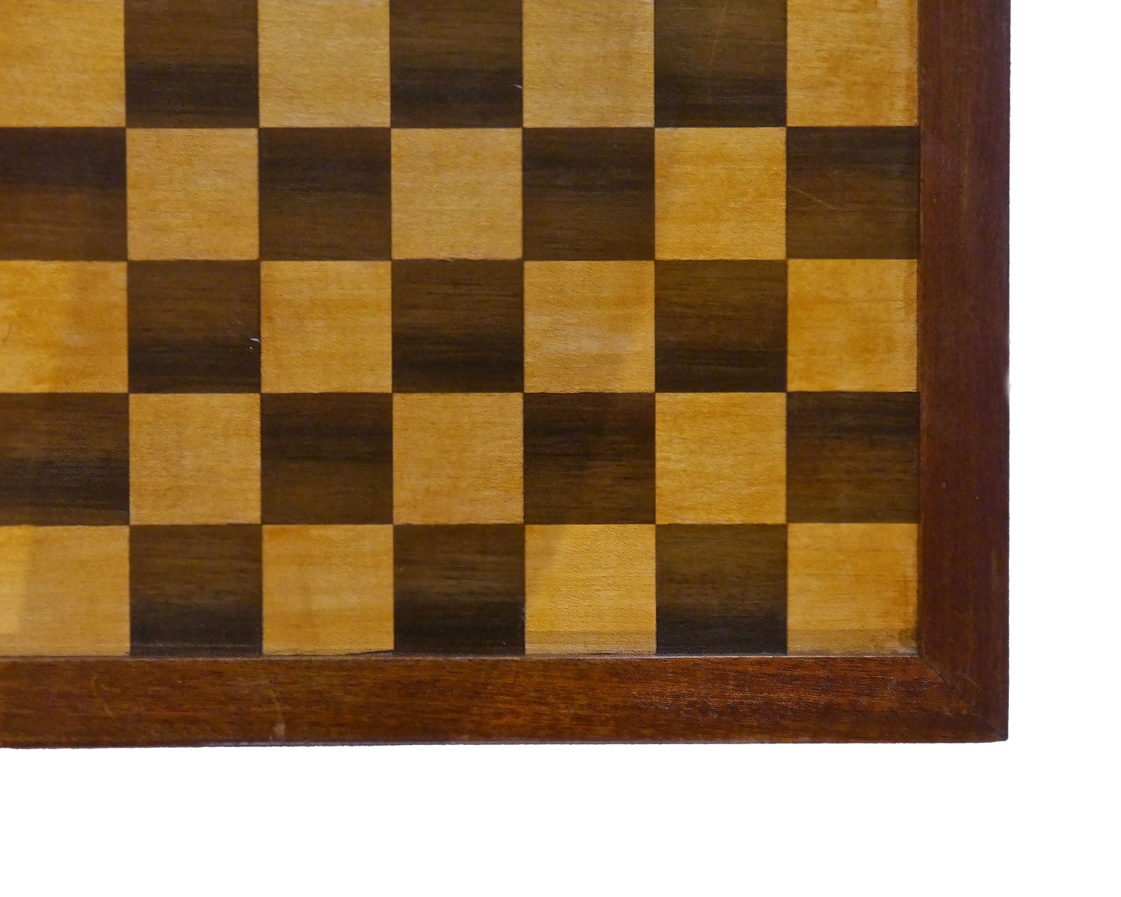 English Wooden Chess Board, circa 1920 - Luke Honey | Antiques, Chess, Backgammon & Games