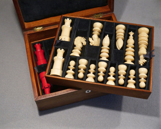 Fine English “Merrifield” Chess Set, 1819-1852 - Luke Honey | Antiques, Chess, Backgammon & Games