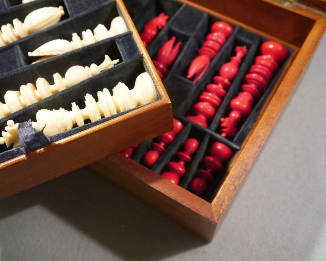 Fine English “Merrifield” Chess Set, 1819-1852 – Luke Honey | Antiques ...