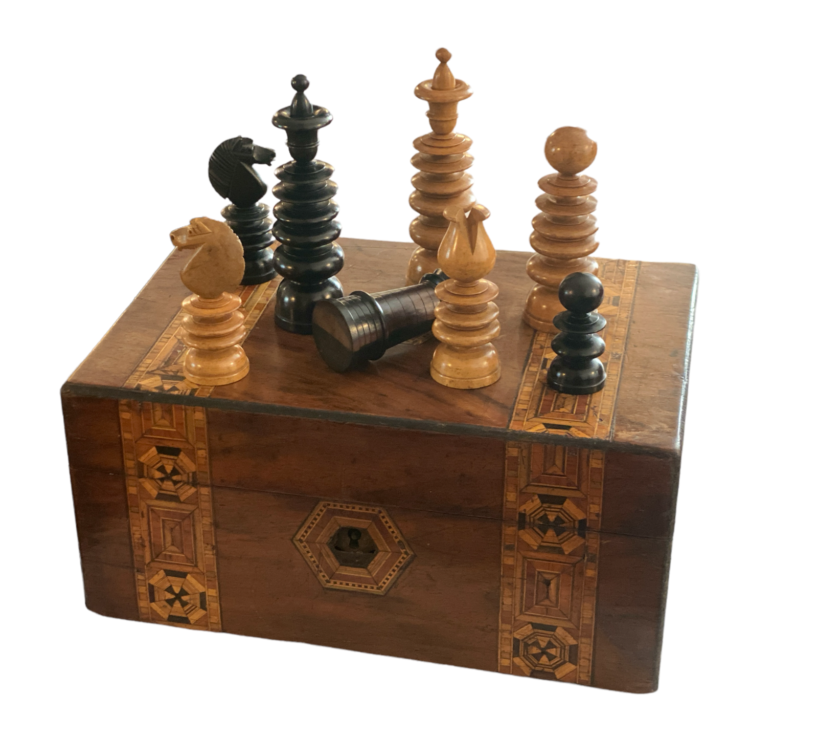 George Calvert Chess Good English ‘Calvert’ Chess Set, 19th century – Luke Honey | Antiques ...