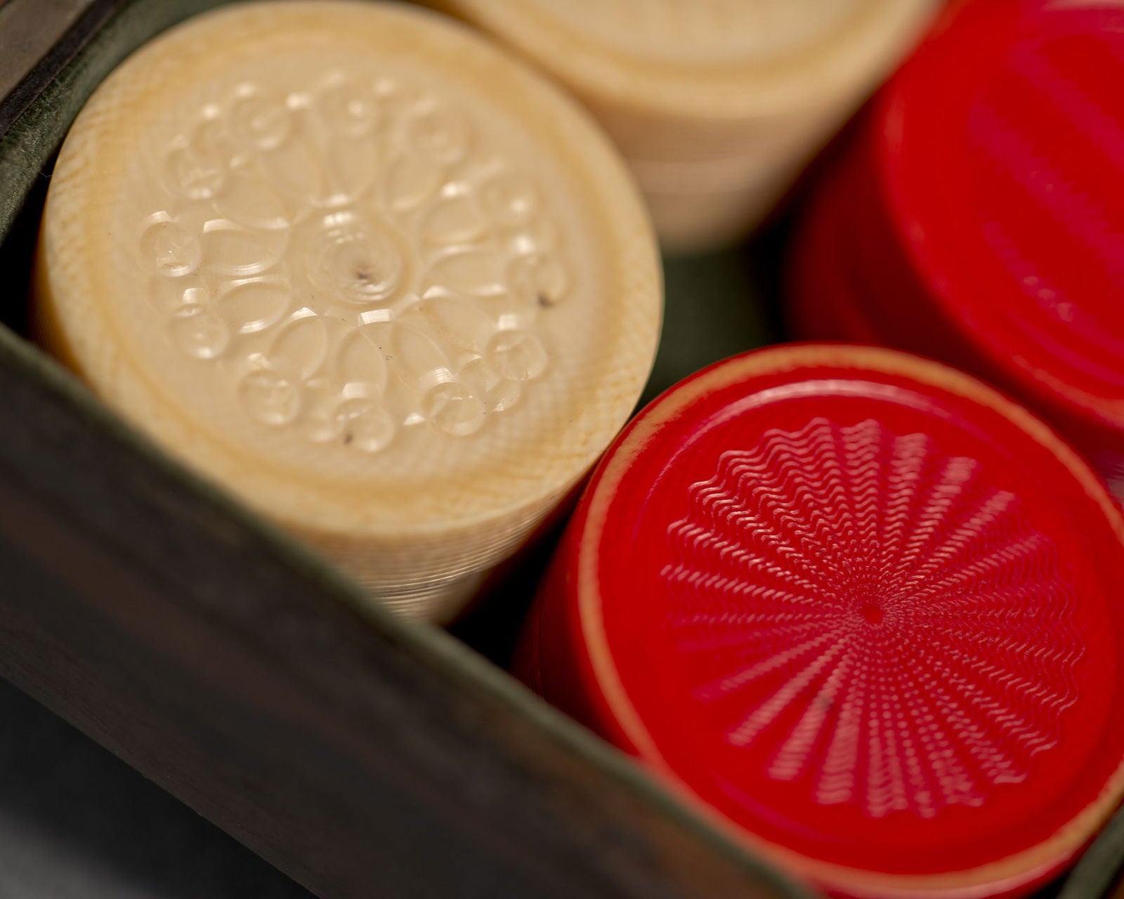 Holtzapffel Ivory Games Counters, circa 1850 - Luke Honey | Antiques, Chess, Backgammon & Games