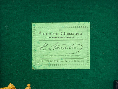 Jaques Staunton Green Label