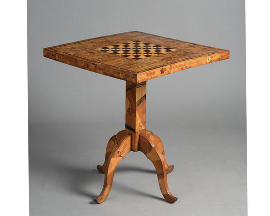 Japanese Marquetry Chess Table, circa 1890 - Luke Honey | Antiques, Chess, Backgammon & Games