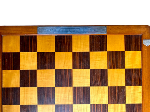 Magnificent Jaques BCCA Trophy Chess Board