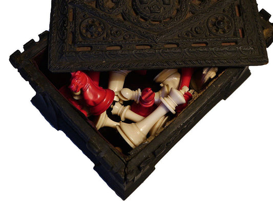 Jaques Ivory Staunton Chess Set, circa 1880 - Luke Honey | Antiques, Chess, Backgammon & Games