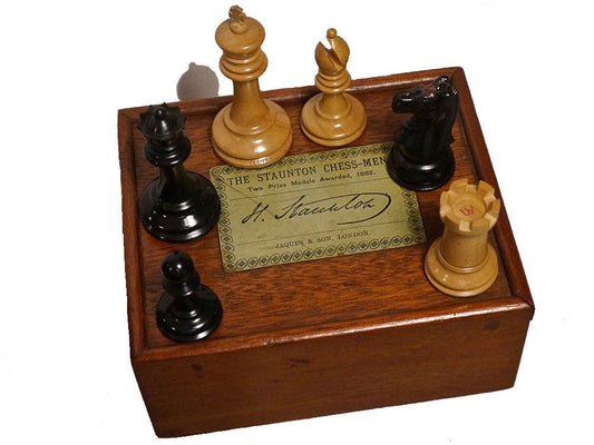 Jaques Staunton Chess Set, circa 1880 - Luke Honey | Antiques, Chess, Backgammon & Games