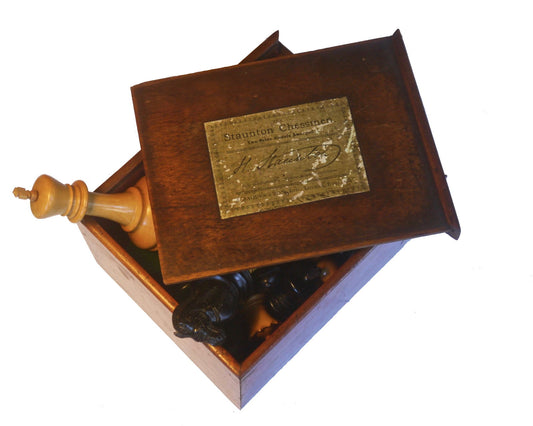 Jaques Staunton Chess Set, circa 1900 - Luke Honey | Antiques, Chess, Backgammon & Games