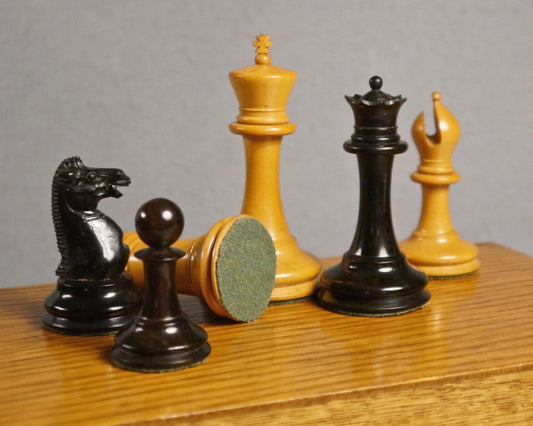 Jaques Staunton Ebony Chess Set, circa 1860-70 - Luke Honey | Antiques, Chess, Backgammon & Games