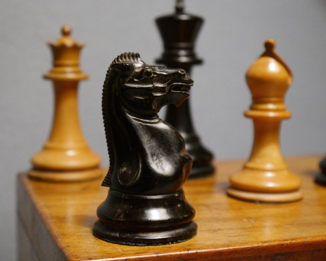 Jaques “Yellow Label” Chess Set, 1856-9 – Luke Honey | Antiques, Chess ...
