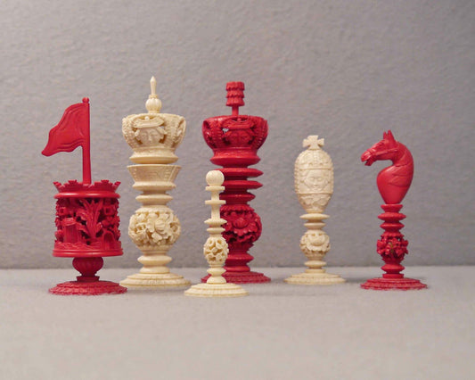 Large “Burmese Export” Chess Set, 19th century - Luke Honey | Antiques, Chess, Backgammon & Games