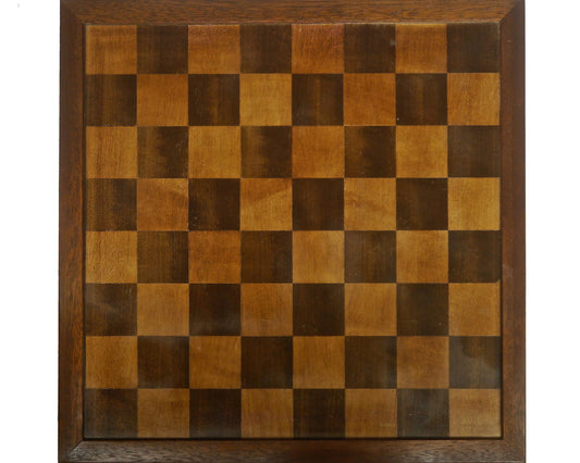 Mahogany & Sycamore Chess Board, circa 1930 - Luke Honey | Antiques, Chess, Backgammon & Games